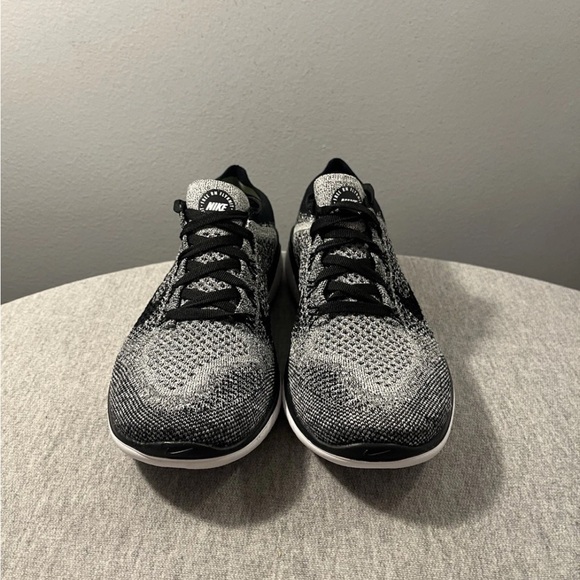 Nike Shoes - Nike Free Run Flyknit 2018 Oreo Black/White Women's Shoe Size 8 942839-101